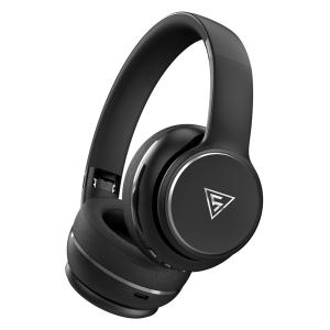 DOQAUS headphones DESIGN 3, ασύρματα & ενσύρματα, Φ40mm, 600mAh, μαύρα | Αξεσουάρ κινητών | elabstore.gr