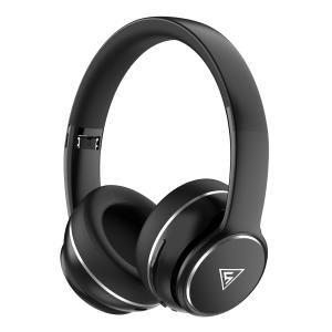 DOQAUS headphones DESIGN 3, ασύρματα & ενσύρματα, Φ40mm, 600mAh, μαύρα | Αξεσουάρ κινητών | elabstore.gr