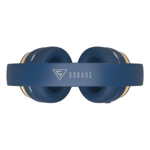 DOQAUS headphones DESIGN 3, ασύρματα & ενσύρματα, Φ40mm, 600mAh, μπλε | Αξεσουάρ κινητών | elabstore.gr