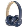 DOQAUS headphones DESIGN 3, ασύρματα & ενσύρματα, Φ40mm, 600mAh, μπλε | Αξεσουάρ κινητών | elabstore.gr