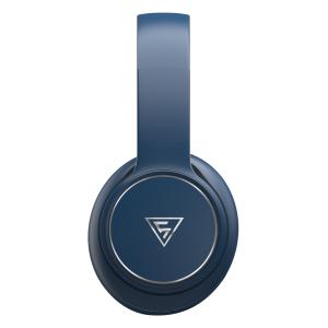 DOQAUS headphones DESIGN 3, ασύρματα & ενσύρματα, Φ40mm, 600mAh, μπλε | Αξεσουάρ κινητών | elabstore.gr