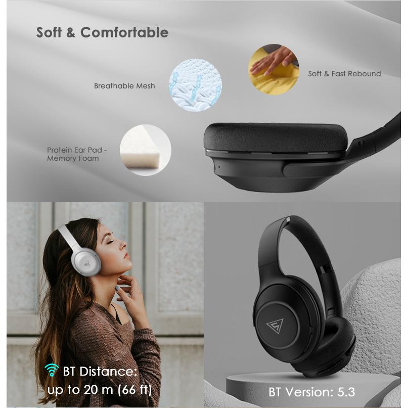 DOQAUS headphones FOCUS 5, ασύρματα & ενσύρματα, Φ40mm, 1000mAh, μωβ | eLabstore.gr DOQAUS headphones FOCUS 5, ασύρματα & ενσύρματα, Φ40mm, 1000mAh, μωβ - Image 6