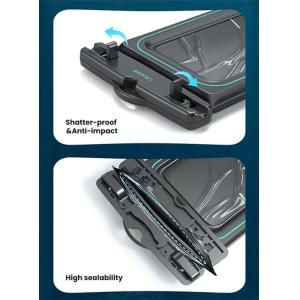 USAMS αδιάβροχη θήκη smartphone US-YD013, έως 6.7", IP68, μαύρη | Αξεσουάρ κινητών | elabstore.gr
