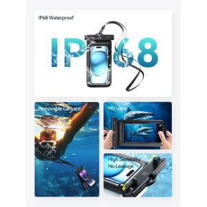 USAMS αδιάβροχη θήκη smartphone YD014 με 2 διαμερίσματα, έως 7", IP68, μαύρη | eLabstore.gr USAMS αδιάβροχη θήκη smartphone YD014 με 2 διαμερίσματα, έως 7", IP68, μαύρη | Αξεσουάρ κινητών | elabstore.gr
