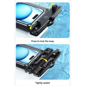 USAMS αδιάβροχη θήκη smartphone YD014 με 2 διαμερίσματα, έως 7", IP68, μαύρη | eLabstore.gr USAMS αδιάβροχη θήκη smartphone YD014 με 2 διαμερίσματα, έως 7", IP68, μαύρη | Αξεσουάρ κινητών | elabstore.gr