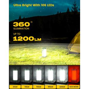 GLOCUSENT LED φανάρι GLCSNTCL001G, επαναφορτιζόμενο, έως 1200lm, IP68, πράσινο | Φωτισμός | elabstore.gr