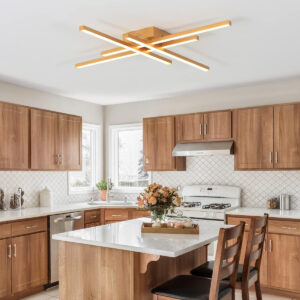 POWERTECH LED φωτιστικό οροφής HLL-0179, 50W, 4500K, 9x60x60cm, χρυσό | Φωτισμός | elabstore.gr