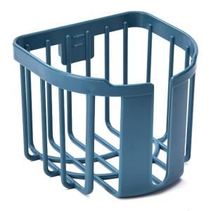 HOME USE επιτοίχια χαρτοθήκη μπάνιου HUH-0220 με αυτοκόλλητο, 11x14x13.5cm, μπλε | Οικιακός εξοπλισμός | elabstore.gr