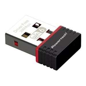 POWERTECH ασύρματος USB αντάπτορας δικτύου PT-1383, 300Mbps WiFi 6 | Δικτυακά | elabstore.gr