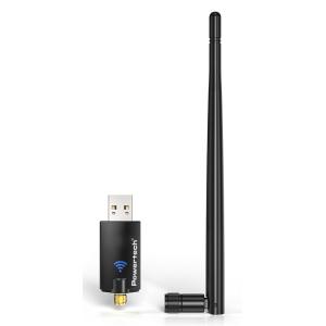 POWERTECH ασύρματος USB αντάπτορας δικτύου PT-1386, 900Mbps WiFi 6, Bluetooth 5.3 | Δικτυακά | elabstore.gr