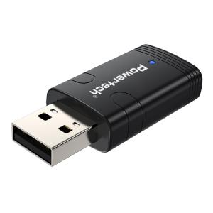 POWERTECH ασύρματος USB αντάπτορας δικτύου PT-1387, 900Mbps WiFi 6, Bluetooth 5.3 | Δικτυακά | elabstore.gr