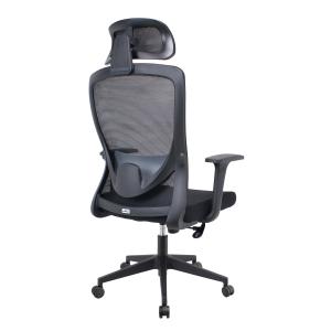 POWERTECH καρέκλα γραφείου PT-1390 με μπράτσα και ανάκλιση, ρυθμιζόμενο ύψος, μαύρη | Αναλώσιμα - Είδη Γραφείου | elabstore.gr