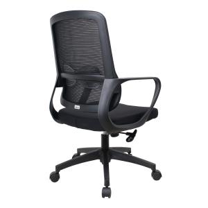 POWERTECH καρέκλα γραφείου PT-1391 με μπράτσα και ανάκλιση, ρυθμιζόμενο ύψος, μαύρη | Αναλώσιμα - Είδη Γραφείου | elabstore.gr