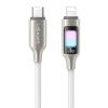 USAMS καλώδιο Lightning σε USB-C SJ749, 30W, 480Mbps, 1.2m, λευκό | Καλώδια - Αντάπτορες | elabstore.gr