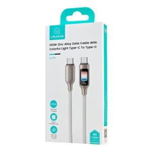 USAMS καλώδιο USB-C SJ750, 100W, 480Mbps, 1.2m, λευκό | eLabstore.gr USAMS καλώδιο USB-C SJ750, 100W, 480Mbps, 1.2m, λευκό | Καλώδια - Αντάπτορες | elabstore.gr