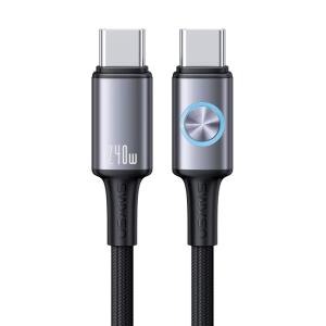 USAMS καλώδιο USB-C SJ751, 240W, 480Mbps, 1.2m, μαύρο | Καλώδια - Αντάπτορες | elabstore.gr