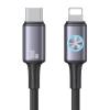 USAMS καλώδιο Lightning σε USB-C SJ753, 30W, 480Mbps, 1.2m, μαύρο | Καλώδια - Αντάπτορες | elabstore.gr