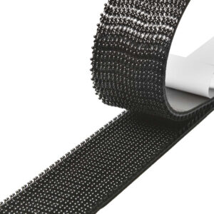 POWERTECH αυτοκόλλητη ταινία τύπου dual lock χριτς χρατς TIES-078, 25mm, 2.5m, μαύρη | Εργαλεία | elabstore.gr