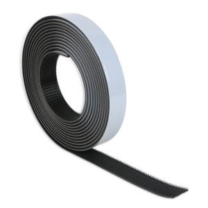 POWERTECH αυτοκόλλητη ταινία τύπου dual lock χριτς χρατς TIES-078, 25mm, 2.5m, μαύρη | Εργαλεία | elabstore.gr