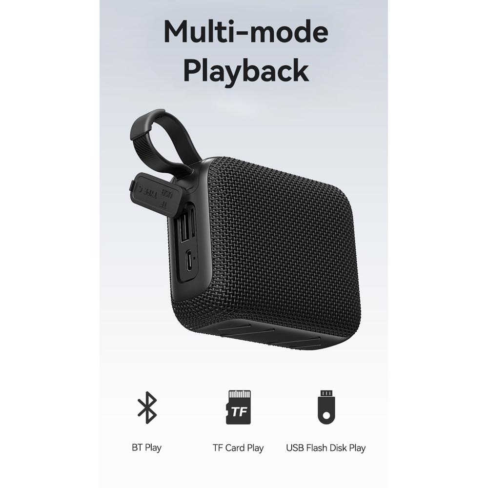 USAMS φορητό ηχείο YX015, 5W, Bluetooth, 1200mAh, μαύρο | eLabstore.gr USAMS φορητό ηχείο YX015, 5W, Bluetooth, 1200mAh, μαύρο - Image 6