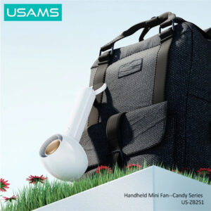 USAMS φορητός ανεμιστήρας US-ZB251 με 2 ταχύτητες, 1200mAh, λευκός | Ηλεκτρικές συσκευές | elabstore.gr