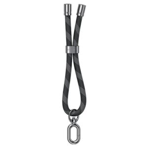 USAMS κορδόνι καρπού για κινητά ZB317, 34cm, universal, μαύρο | Αξεσουάρ κινητών | elabstore.gr