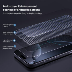 NILLKIN tempered glass 2.5D H+ Pro για Apple iPhone 16 Pro | Αξεσουάρ κινητών | elabstore.gr