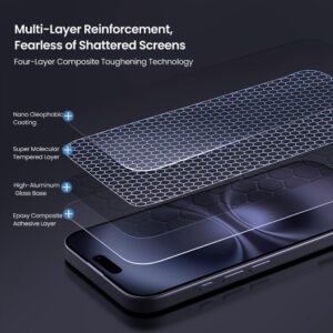 NILLKIN tempered glass 2.5D H+ Pro για Apple iPhone 16 Plus | Αξεσουάρ κινητών | elabstore.gr