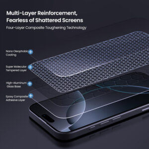 NILLKIN tempered glass 2.5D H+ Pro για Apple iPhone 16 Pro Max | Αξεσουάρ κινητών | elabstore.gr