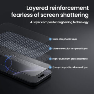NILLKIN tempered glass 2.5D CP+ Pro για Apple iPhone 16 Pro Max | Αξεσουάρ κινητών | elabstore.gr