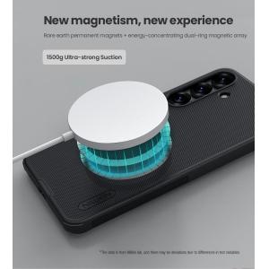 NILLKIN θήκη Super Frosted Shield Pro Magnetic για Samsung Galaxy S25, μαύρη | Αξεσουάρ κινητών | elabstore.gr