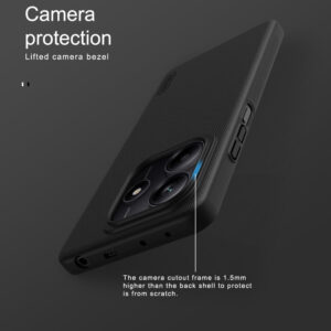 NILLKIN θήκη Super Frosted Shield για Xiaomi Redmi Note 14, μαύρη | Αξεσουάρ κινητών | elabstore.gr