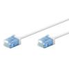 GOOBAY καλώδιο δικτύου 74300, CAT 6A U/UTP, slim, copper, 500MHz, 7.5m, λευκό | Καλώδια - Αντάπτορες | elabstore.gr