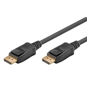 GOOBAY καλώδιο DisplayPort 74744, 8K/120Hz, 40 Gbps, 2m, μαύρο | Καλώδια - Αντάπτορες | elabstore.gr