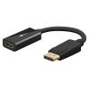 GOOBAY αντάπτορας DisplayPort σε HDMI 75269, 4K/60Hz, 0.1m, μαύρος | Καλώδια - Αντάπτορες | elabstore.gr