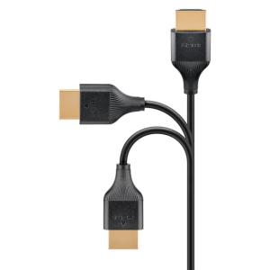 GOOBAY καλώδιο HDMI 75296 με Ethernet, slim, 4K/60Hz, 18 Gbps, 5m, μαύρο | Καλώδια - Αντάπτορες | elabstore.gr