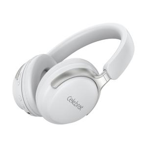 CELEBRAT headphones A40, ασύρματα & ενσύρματα, 40mm, 250mAh, λευκά | Αξεσουάρ κινητών | elabstore.gr
