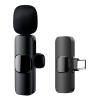 APEXEL ασύρματο μικρόφωνο APL-MIC003, USB-C, 2.4GHz, μαύρο | Αξεσουάρ κινητών | elabstore.gr