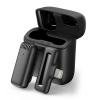 APEXEL ασύρματο μικρόφωνο APL-MIC013 με θήκη φόρτισης, Lightning, 2.4GHz, μαύρο | Αξεσουάρ κινητών | elabstore.gr