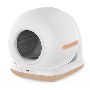 BRUNO smart αυτοκαθαριζόμενη τουαλέτα γάτας BRN-0235, 58.2x51.3x53cm, λευκή | Οικιακός εξοπλισμός | elabstore.gr