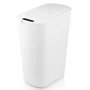 HOME USE κάδος απορριμμάτων HUH-0228, αυτόματο άνοιγμα, 13lt, λευκός | Οικιακός εξοπλισμός | elabstore.gr