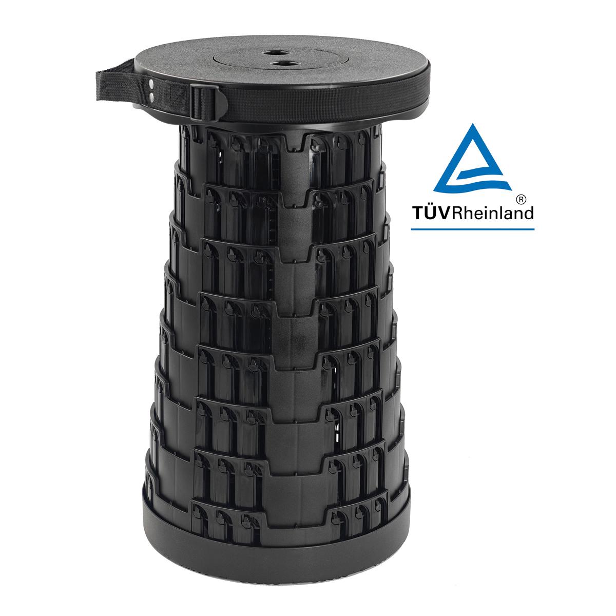 POWERTECH πτυσσόμενο καρεκλάκι HUH-0230, αντοχή έως 250kg, 25.5x45cm, μαύρο | eLabstore.gr POWERTECH πτυσσόμενο καρεκλάκι HUH-0230, αντοχή έως 250kg, 25.5x45cm, μαύρο | Οικιακός εξοπλισμός | elabstore.gr
