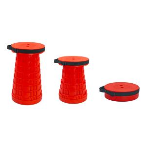 POWERTECH πτυσσόμενο καρεκλάκι HUH-0233, αντοχή έως 250kg, 25.5x45cm, κόκκινο | Οικιακός εξοπλισμός | elabstore.gr