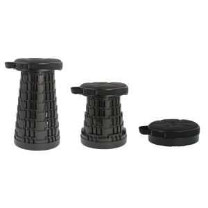 POWERTECH πτυσσόμενο καρεκλάκι HUH-0235 με μαξιλάρι, αντοχή έως 250kg, 25.5x45cm, μαύρο | Οικιακός εξοπλισμός | elabstore.gr