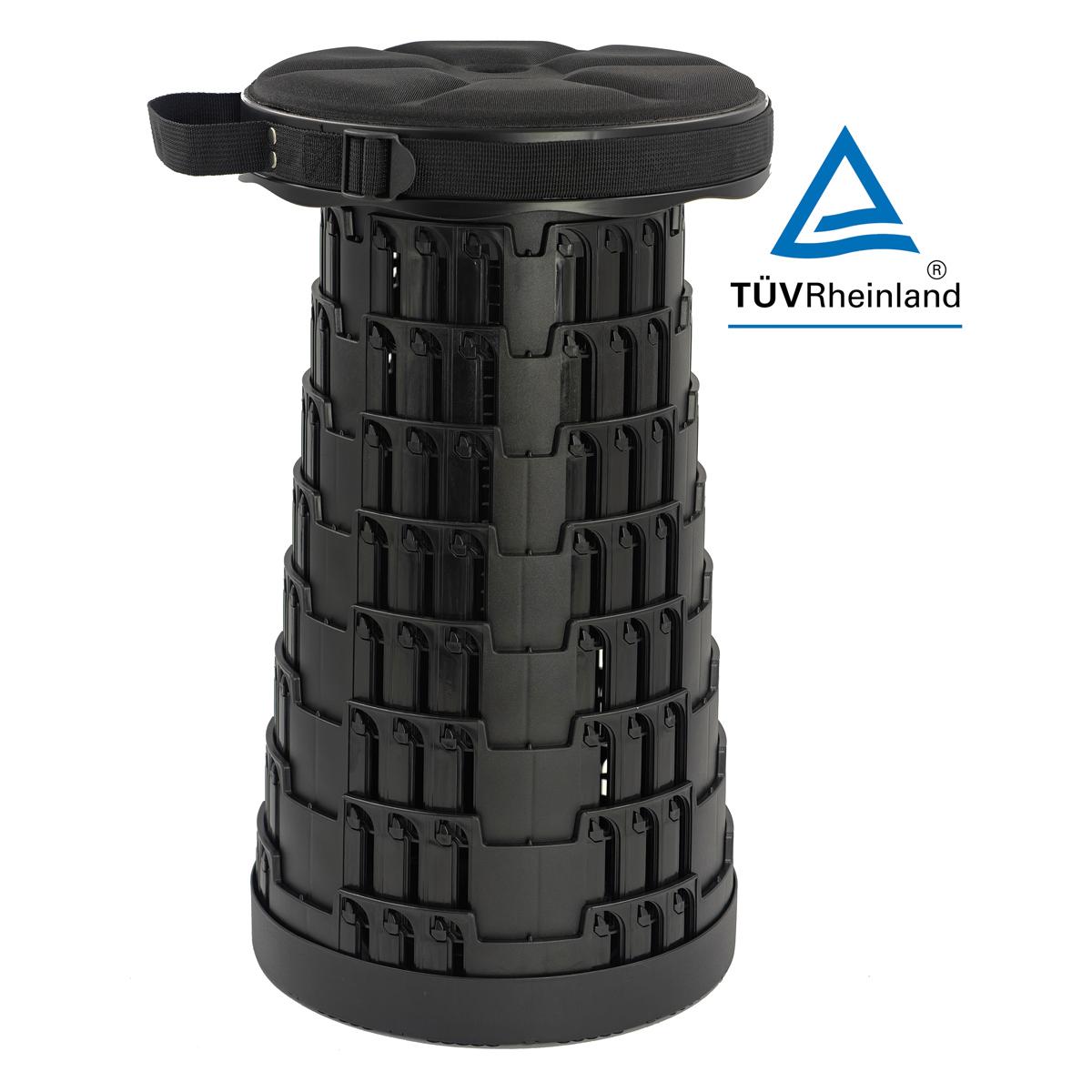 POWERTECH πτυσσόμενο καρεκλάκι HUH-0235 με μαξιλάρι, αντοχή έως 250kg, 25.5x45cm, μαύρο | eLabstore.gr POWERTECH πτυσσόμενο καρεκλάκι HUH-0235 με μαξιλάρι, αντοχή έως 250kg, 25.5x45cm, μαύρο | Οικιακός εξοπλισμός | elabstore.gr