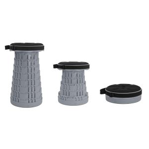 POWERTECH πτυσσόμενο καρεκλάκι HUH-0236 με μαξιλάρι, αντοχή έως 250kg, 25.5x45cm, γκρι | Οικιακός εξοπλισμός | elabstore.gr