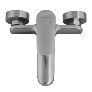 BRUNO μπαταρία τοίχου μπάνιου M31570-235C, αναμεικτική, ασημί | Οικιακός εξοπλισμός | elabstore.gr