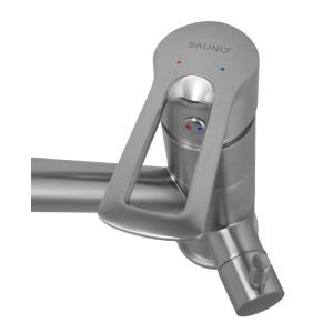 BRUNO μπαταρία πάγκου κουζίνας M54954-355N, τρίοδη, αναμεικτική, ασημί | Οικιακός εξοπλισμός | elabstore.gr