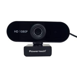 POWERTECH web camera PT-1382, 2MP, 1080p FHD, ρυθμιζόμενη εστίαση, 1.5m, μαύρη | Συνοδευτικά PC | elabstore.gr