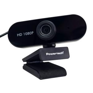 POWERTECH web camera PT-1382, 2MP, 1080p FHD, ρυθμιζόμενη εστίαση, 1.5m, μαύρη | Συνοδευτικά PC | elabstore.gr